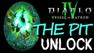 How to Unlock the Artificers Pit  Vessel of Hatred  Diablo 4 [upl. by Huggins]