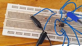 monostable multivibrator using 555 IC LABORATORY experiment [upl. by Chapland85]