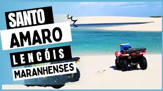 LENÇÓIS MARANHENSE  LAGOAS DE SANTO AMARO NO MARANHÃO [upl. by Mercedes77]