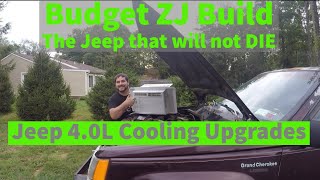 Jeep 40 Cooling System UPGRADED Cooling Issues SOLVED  Budget ZJ Build [upl. by Terraj789]