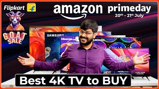 LIVE NOW Amazon Prime Day amp Flipkart GOAT Sale 🛍️ Best 4K TV to BUY 32quot75 Inch🔥 Sony LG Samsung [upl. by Alurd]