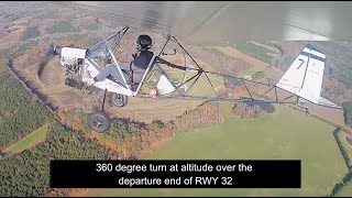 AirBike Flight  good view of my airfield 11192024 [upl. by Eadahs915]