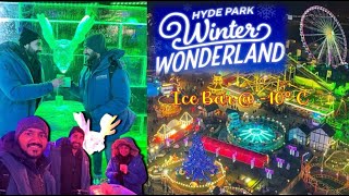 Winter Wonderland London  Ice Bar  Malayalam Vlog  Hyde Park [upl. by Eirrak]