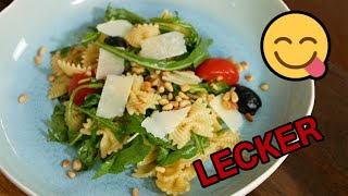 Fanstastischer Nudelsalat aus 6 Zutaten 😍 Italienisches Rezept [upl. by Terrena]