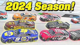 Simulating the 2024 Daytona 500 with iRacing Ai [upl. by Kosse]