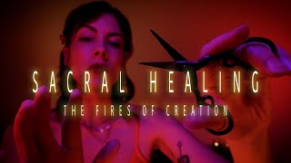 Healing Numbness amp Disconnection  Plucking  Clearing  Activating  Sacral Chakra Reiki ASMR [upl. by Anitsirhcairam922]