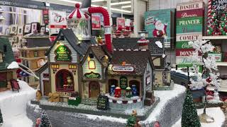 Gourmet Popcorn Factory Christmas Village Video [upl. by Okun]