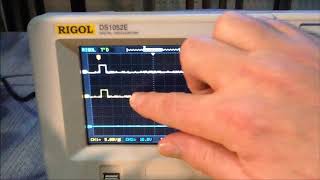 RIGOL DS1052E  Show 3 Signals on a 2 Channel Oscilloscope [upl. by Leone650]