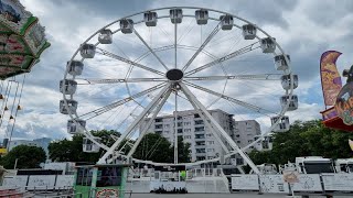 Riesenrad White Wheel Onride  Michelsmarkt Andernach 2023 [upl. by Ultun]