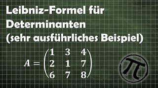 Leibnizformel für Determinanten [upl. by Kaycee220]