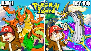 I Survived 100 Days in POKEMON Island  MOOSE Part 1 [upl. by Hersch]