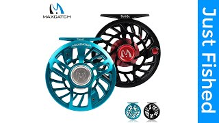 Maxcatch SPARTA Waterproof Fly Fishing Reel 310WT Lightweight Fully Sealed Drag [upl. by Inna67]