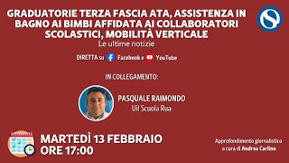 Graduatorie terza fascia ATA assistenza in bagno ai bimbi affidata ai collaboratori scolastici [upl. by Inaluahek]