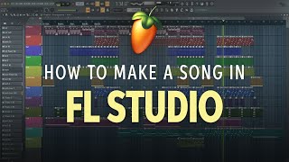 How to Make a Song in FL Studio 20 💻  Software Lesson [upl. by Woodall]