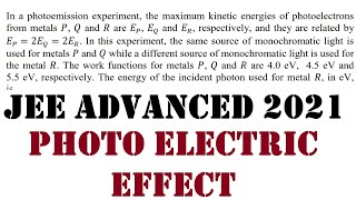 Jee advanced 2021 paper 2 question 19 [upl. by Schreiber]