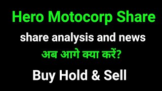 hero motocorp share news today l hero motocorp share price today l hero motocorp share news [upl. by Anirdna]