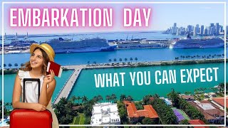 What You Can Expect From Embarkation Day On A Cruise Ship Your First Day Onboard [upl. by Aneliram261]