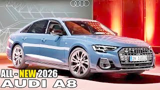 2026 Audi A8  New Update Revealed  EngineSpecsPerformance [upl. by Nikolos600]