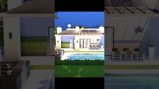 Justin and Hailey Biebers Mansion shorts shortsfeed sims4 [upl. by Iadahs261]