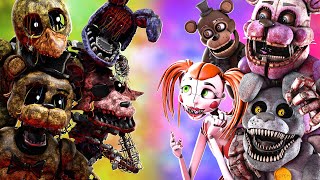 SFM FNaF TJOC vs Fazbear Frights Entertainment [upl. by Emlynn]