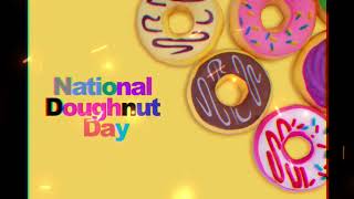 Happy National Doughnut Appreciation Day 🍩 🍩 🍩 nationalday doughnut appreciation [upl. by Eleanora925]