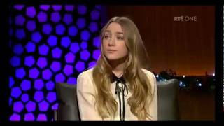 Saoirse Ronan amp Paul Ronan on The Late Late Show December 17 2010 [upl. by Acissev54]