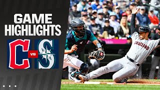 Guardians vs Mariners Game Highlights 4324  MLB Highlights [upl. by Charlot]