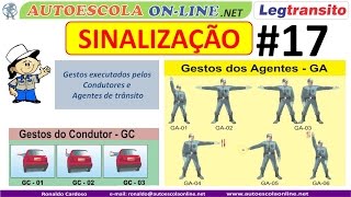 SINALIZAÇÃO  Semafórica Gestual Sonora Disp Auxiliares [upl. by Liba]