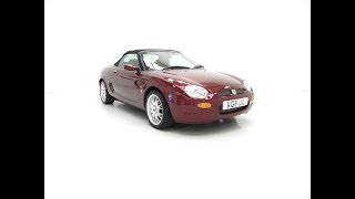 A Limited Edition Individually Numbered MGF 75th Anniversary with 12956 Miles  SOLD [upl. by Curtice]