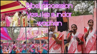 bibel procession song gomhardhi parish Mahila diwas 🥰💐 [upl. by Howie35]