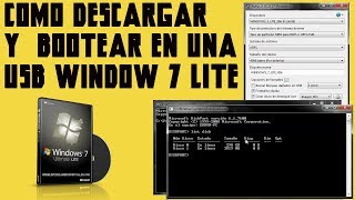 Como Descargar y Bootear en una Usb Window 7 Lite 32Bits Mega700mb [upl. by Shanna]