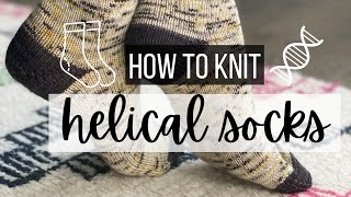 Helical Socks  How to Knit Socks  Sock Knitting Tutorial  Knitty Natty [upl. by Nancy]