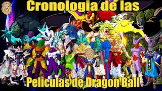 CRONOLOGIA de las PELICULAS de DRAGON BALL  Teoria [upl. by Tlaw]