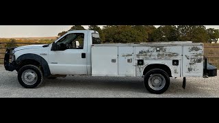 Shreve Truck and Equipment Ford Super Duty 4X4 Diesel Service Truck  3950 [upl. by Briny820]