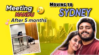 FINALLY MEETING NANDU 😢❤️  MOVING TO SYDNEY 😧😓  NACH❤️ [upl. by Klockau]