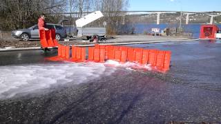 Testing the NOAQ Boxwall against flash flooding [upl. by Anear201]