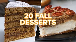 20 Tasty Fall Desserts [upl. by Iduj]