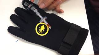 Sensory system for rehabilitation glove  flex sensor [upl. by Baalman]