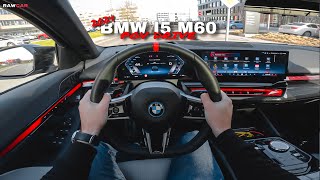 2024 BMW i5 M60  POV Test Drive 4K [upl. by Abercromby]