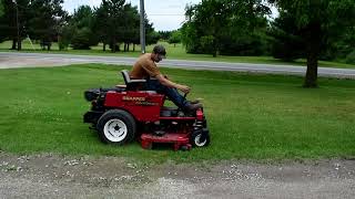 Snapper ZeroTurn Lawnmower Test Run [upl. by Roswald739]