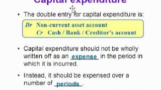 LCCI Level 1 Ch20 Capital and Revenue Expenditure [upl. by Caresse]