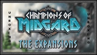 Champions of Midgard  The Expansions Unboxing  Deutsch [upl. by Ressler]