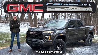 2024 GMC Canyon Elevation  Dont Buy The Tacoma Yet  Walkaround Review and Test Drive [upl. by Branscum]