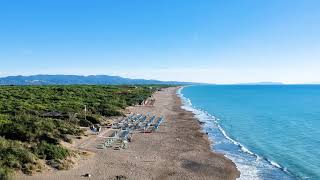 Marina di Bibbona  Toskana  italiende [upl. by Nihi]