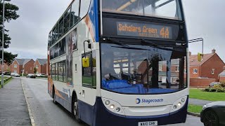 Stagecoach Midlands Scania N230UD Enviro 400 WA10 GHK  15668 running the 4A [upl. by Obediah]