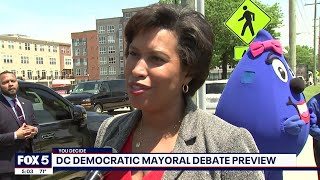 Twoterm Mayor Bowser wont commit to only televised DC mayoral debate  FOX 5 DC [upl. by Akinad229]