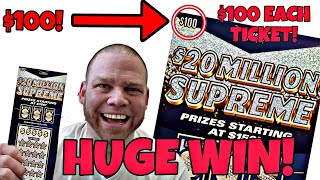 I SPENT OVER 1800 on scratch off tickets and found A HUGE WINNER [upl. by Charis70]