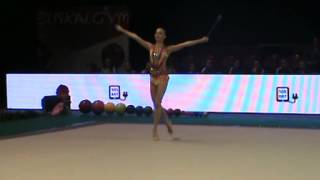 Yana Kudryavtseva Clubs Euskalgym 2014 [upl. by Barker]