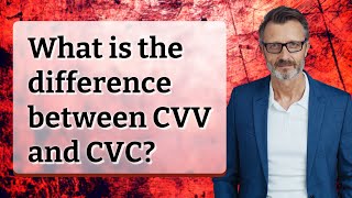 What is the difference between CVV and CVC [upl. by Ellimahs]