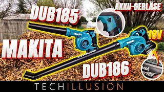 🔥WAS TAUGEN die MINI AKKU GEBLÄSE von MAKITA😨😱 Makita DUB185 amp DUB186 18V LXT  Review amp Test [upl. by Anne]